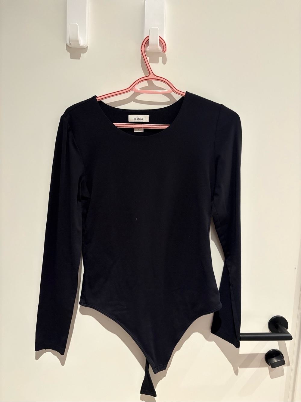 Aritzia Black Long-Sleeve Bodysuit
